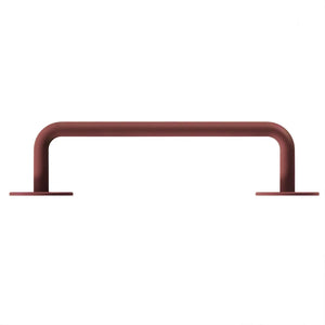 Mâner mobilier Viefe Milano, roșu volcano, 121 mm (interax 96 mm)