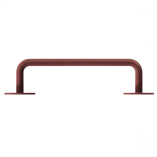 Mâner mobilier Viefe Milano, roșu volcano, 121 mm (interax 96 mm)