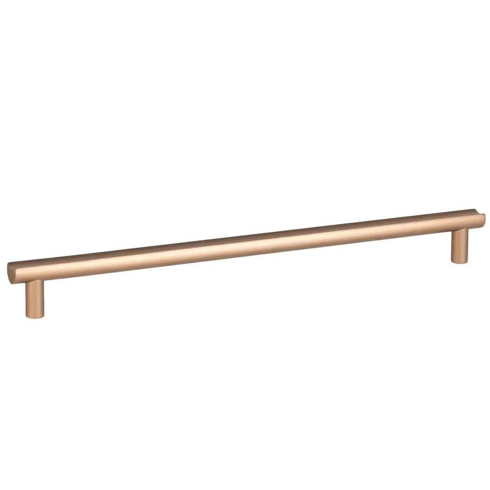 Mâner mobilier Viefe Moon, alamă cava periată, 353 mm (interax 320 mm)