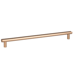 Mâner mobilier Viefe Moon, alamă cava periată, 353 mm (interax 320 mm)