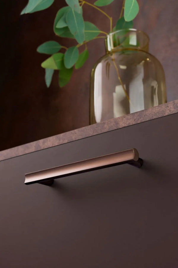 Mâner mobilier Viefe Moon, bronz periat, 353 mm (interax 320 mm) - imagine 3