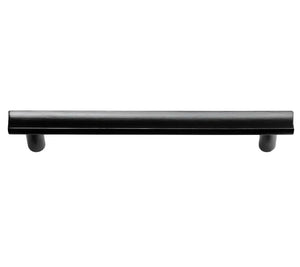 Mâner mobilier Viefe Moon, negru periat, 353 mm (interax 320 mm)