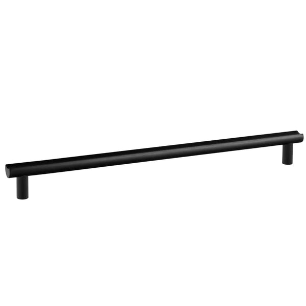 Mâner mobilier Viefe Moon, negru periat, 353 mm (interax 320 mm)