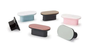 Mâner mobilier Viefe Myra, gri și maro, 42 mm (interax 16 mm) - imagine 3