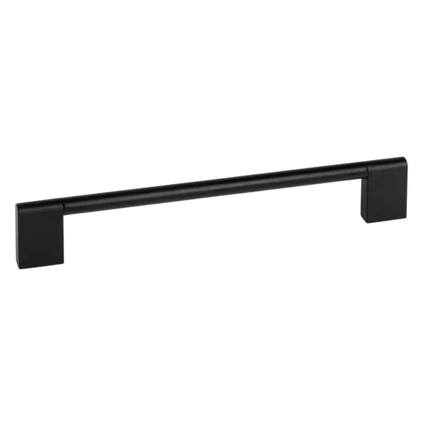 Mâner mobilier Viefe Nexx, negru periat, 180 mm (interax 160 mm)