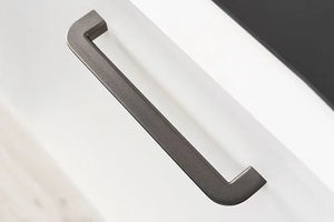 Mâner mobilier Viefe Nice, gri cenușiu periat, 184,6 mm (interax 160 mm) - imagine 2