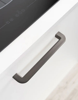 Mâner mobilier Viefe Nice, gri cenușiu periat, 344,6 mm (interax 320 mm) - imagine 3