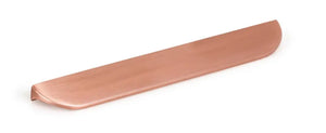 Mâner mobilier Viefe Nick, cupru periat, 178 mm (interax 160 mm)