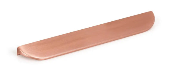 Mâner mobilier Viefe Nick, cupru periat, 178 mm (interax 160 mm)