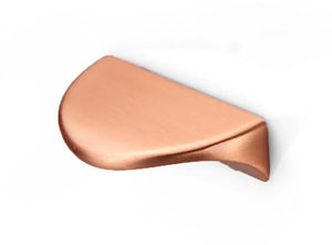 Mâner mobilier Viefe Nick, cupru periat, 50 mm (interax 32 mm)