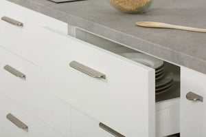 Mâner mobilier Viefe Nick, nichel periat, 50 mm (interax 32 mm) - imagine 2