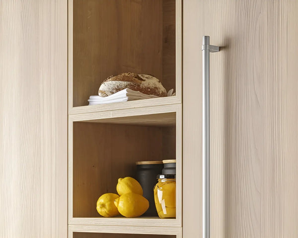 Mâner mobilier Viefe Nobb, oțel inoxidabil, 372 mm (interax 320 mm) - imagine 3
