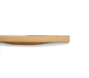 Mâner mobilier Viefe Noma, alamă cava periată, 200 mm (interax 128 mm) - imagine 2