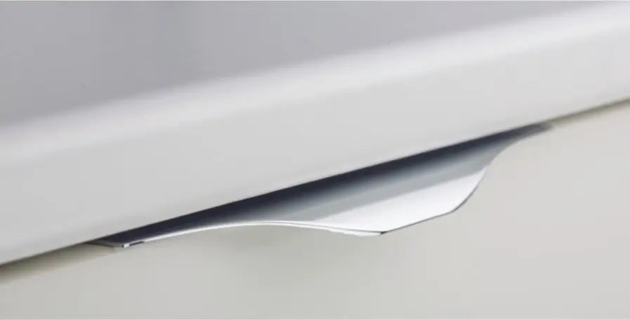 Mâner mobilier Viefe Noma, anodizat luminos, 350 mm (interax 256 mm)