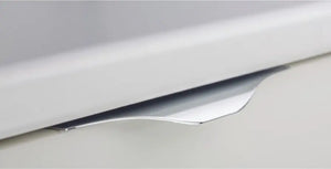 Mâner mobilier Viefe Noma, anodizat luminos, 350 mm (interax 256 mm)