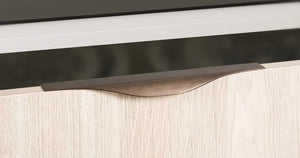 Mâner mobilier Viefe Noma, bronz antichizat, 200 mm (interax 128 mm)