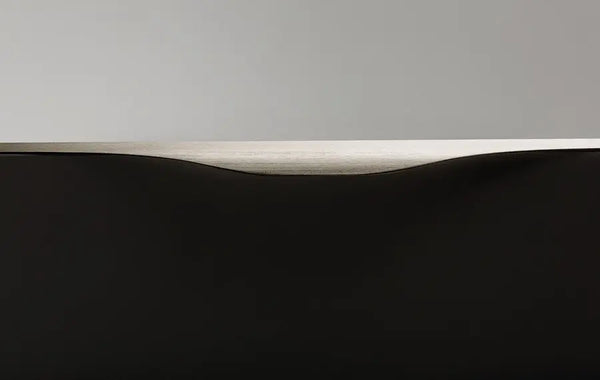 Mâner mobilier Viefe Noma, oțel inoxidabil, 350 mm (interax 256 mm)