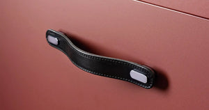 Mâner mobilier Viefe Oblong, negru și gri, 197 mm (interax 160 mm)