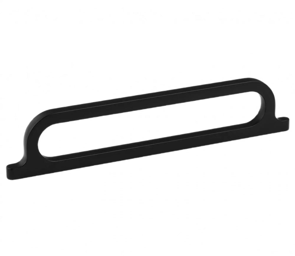 Mâner mobilier Viefe Omega, negru mat, 190,5 mm (interax 160 mm)