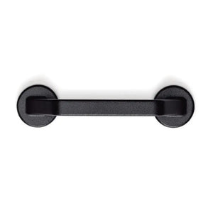Mâner mobilier Viefe Oto, negru texturat, 168 mm (interax 128 mm) - imagine 3
