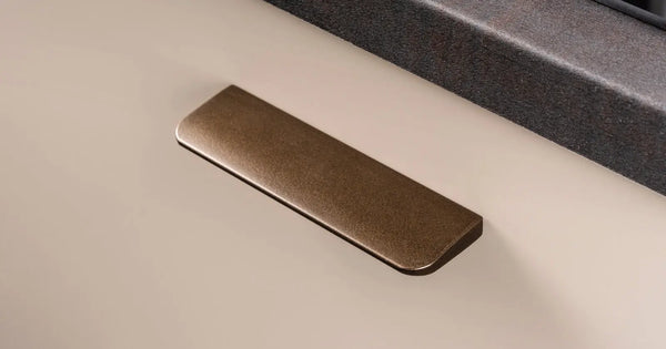 Mâner mobilier Viefe Peak, maro metalizat, 120 mm (interax 64 mm) - imagine 2