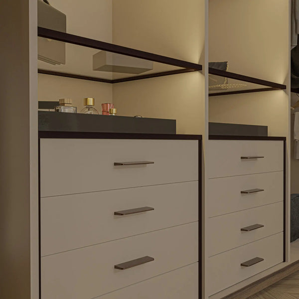 Mâner mobilier Viefe Peak, maro metalizat, 120 mm (interax 64 mm) - imagine 4