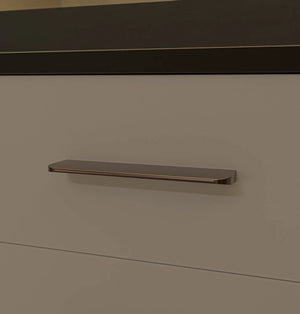 Mâner mobilier Viefe Peak, maro metalizat, 120 mm (interax 64 mm) - imagine 5