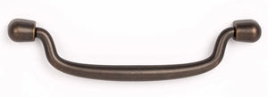 Mâner mobilier Viefe Pendant, alamă antichizată, 138,4 mm (interax 128 mm)