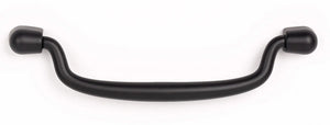 Mâner mobilier Viefe Pendant, negru mat, 138,4 mm (interax 128 mm)