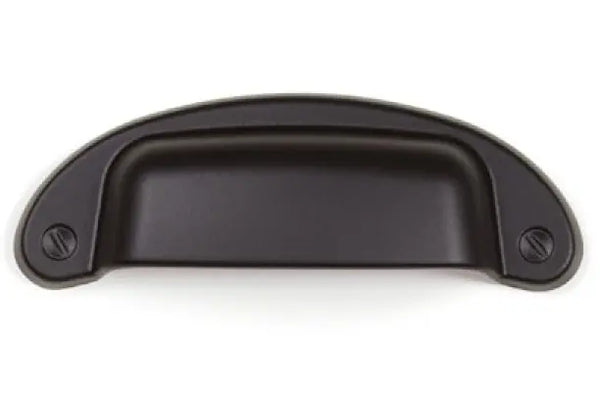 Mâner mobilier Viefe Petra, negru mat, 97 mm (interax 64 mm)
