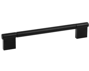 Mâner mobilier Viefe Point, negru periat, 228 mm (interax 192 mm)