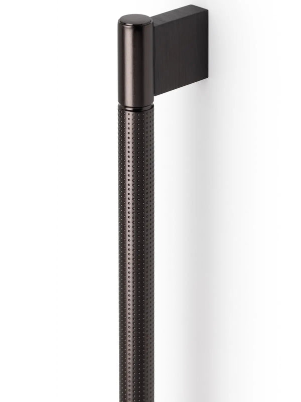 Mâner mobilier Viefe Point, negru titan, 228 mm (interax 192 mm)