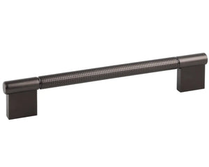 Mâner mobilier Viefe Point, negru titan, 228 mm (interax 192 mm)
