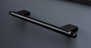 Mâner mobilier Viefe Prisma, negru mat, 272 mm (interax 192 mm)