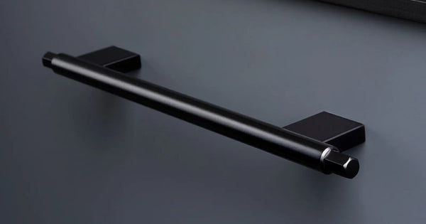 Mâner mobilier Viefe Prisma, negru mat, 272 mm (interax 192 mm)