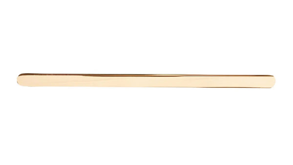 Mâner mobilier Viefe Pura, alamă cava periată, 168 mm (interax 160 mm)
