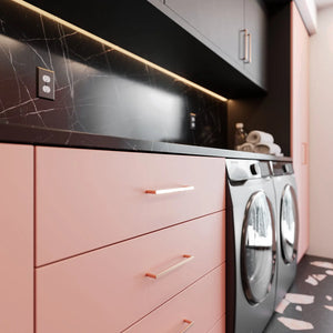 Mâner mobilier Viefe Pura, cupru lustruit, 168 mm (interax 160 mm) - imagine 4