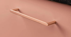 Mâner mobilier Viefe Pura, cupru lustruit, 264 mm (interax 256 mm) - imagine 2