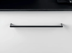 Mâner mobilier Viefe Pura, negru mat, 264 mm (interax 256 mm)
