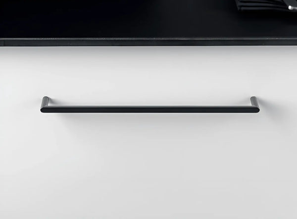 Mâner mobilier Viefe Pura, negru mat, 264 mm (interax 256 mm)