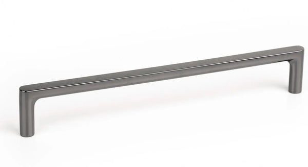 Mâner mobilier Viefe Pura, nichel negru lustruit, 168 mm (interax 160 mm)