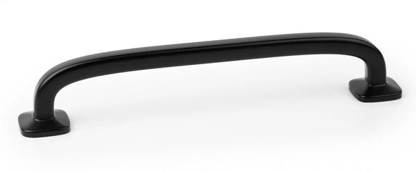 Mâner mobilier Viefe Quart Mini, negru mat, 146 mm (interax 128 mm)