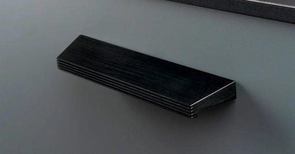 Mâner mobilier Viefe Rail, negru periat, 180 mm (interax 160 mm)