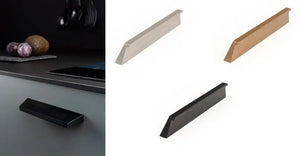 Mâner mobilier Viefe Rail, oțel inoxidabil, 180 mm (interax 160 mm) - imagine 3