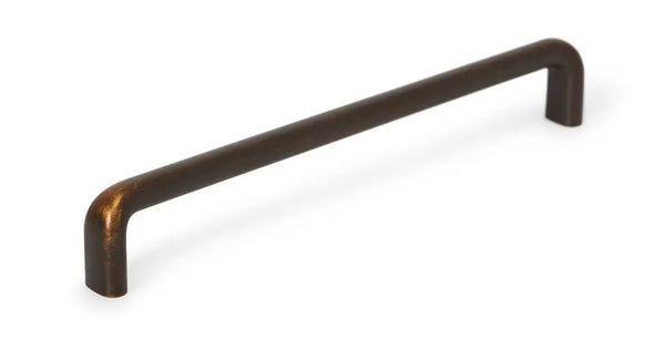 Mâner mobilier Viefe Redo, alamă antichizată, 137 mm (interax 128 mm) - imagine 2