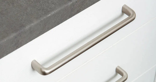 Mâner mobilier Viefe Redo, nichel periat, 201 mm (interax 192 mm)