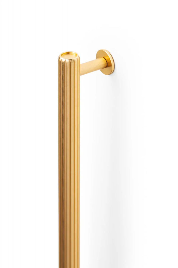 Mâner mobilier Viefe Rille, alamă întunecată periată, 1022 mm