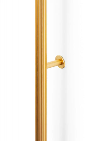 Mâner mobilier Viefe Rille, alamă întunecată periată, 1022 mm - imagine 2