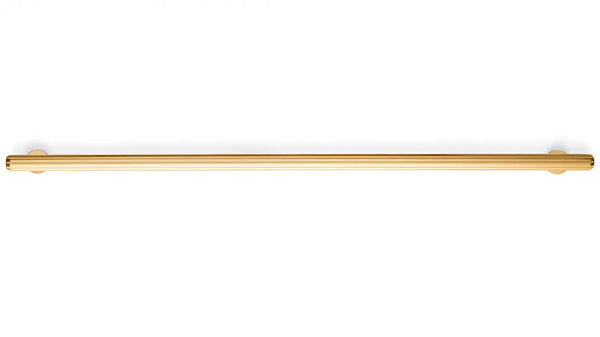 Mâner mobilier Viefe Rille, alamă întunecată periată, 350 mm (interax 320 mm) - cod 0621320L291