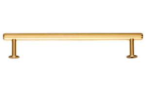Mâner mobilier Viefe Rille, alamă întunecată periată, 350 mm (interax 320 mm) - cod 0621320L291 - imagine 2